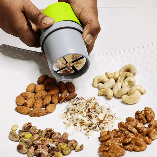 Dry Fruit Cutter & Slicer – Stainless Steel Blade Kitchen Chopper - Nolexcart